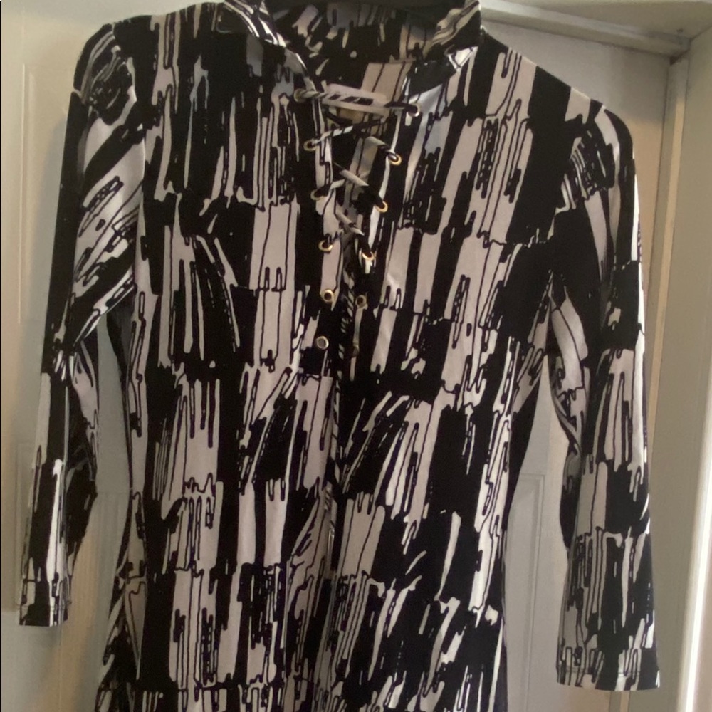Calvin Klein Lace Up long sleeve Dress 4